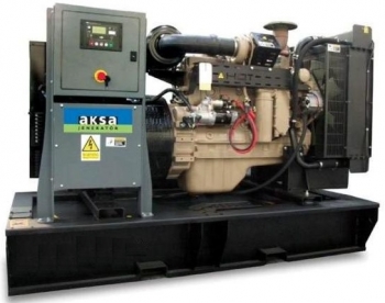 Дизельный генератор 124 квт Aksa AC-170 открытый (на раме) с АВР - новый