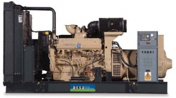 Дизельный генератор 288 квт Aksa AC-400 открытый (на раме) с АВР - новый