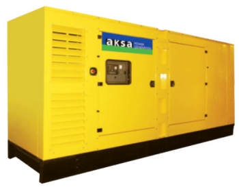Дизельный генератор 364 квт Aksa AC-500 в кожухе с АВР - новый